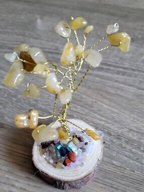 Gemstone Yellow Aventurine Tree Of Life